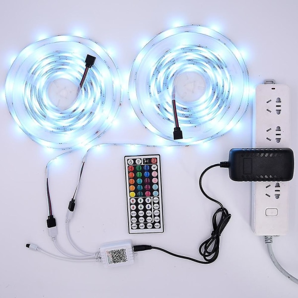 10m RGB LED Strip Lys Bluetooth Telefonstyret 5050