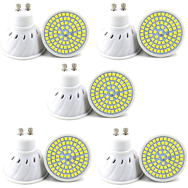 10 stk 6 stk 5 W LED Spotlight 400 Lm GU10 GU5.3 80 LED SMD