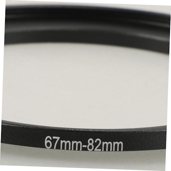 67mm-82mm Step-up Ring Filter Adapter til Kameraobjektiv UV Filter Ring til SLR