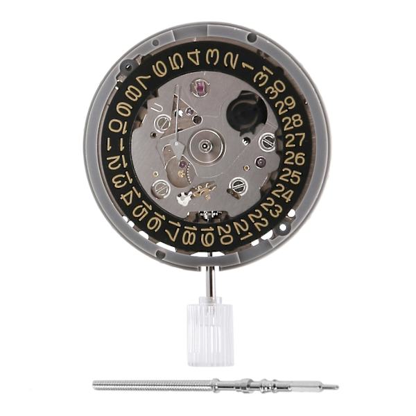 For Japan Nh35a Mekanisk Urverk 24 Juveler Nh35 Automatisk Mekanisme 3.8 Klokka Gull