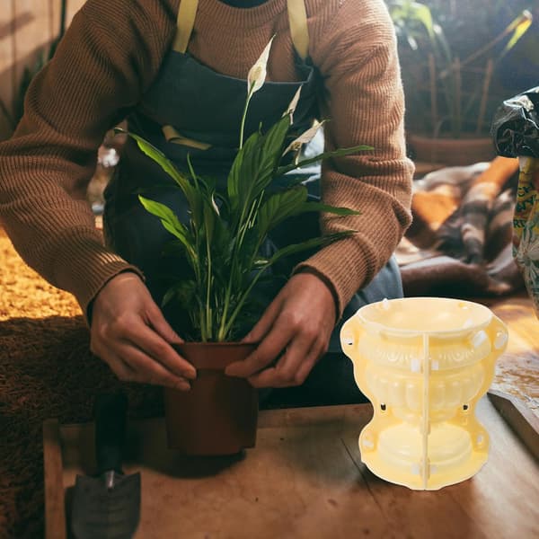 Plastblomsterpotte Gjenbrukbar Solid Plantekasseform for Sukkulent DIY Form og Blomsterpotteproduksjon Egnet