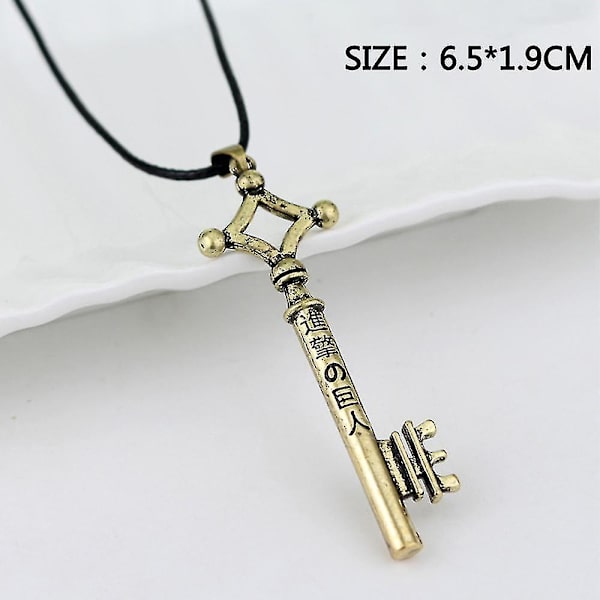 Anime Attack on Titan Ellen Key Halskje Retro Henger