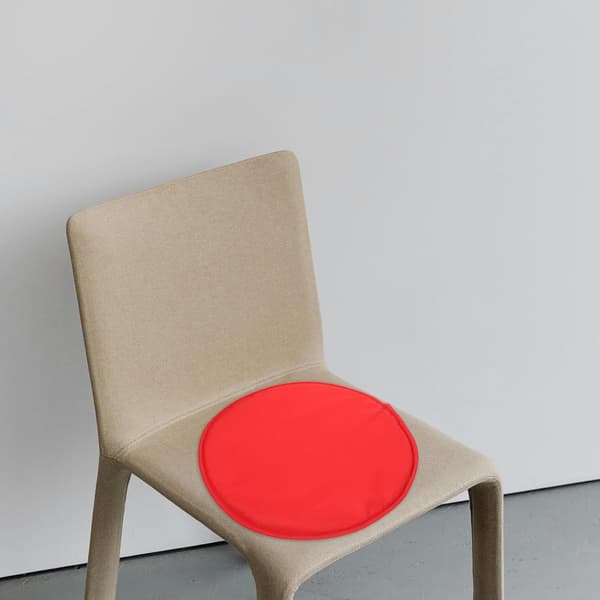 Spisestol Svamp Setepute 38 cm Diameter Fortykket Rund Pute for Kontor Bilseter