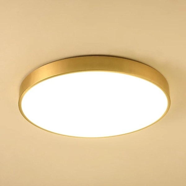 1-ljus 30 cm Flush Mount-lampor Metall Elektropläterad Klassisk