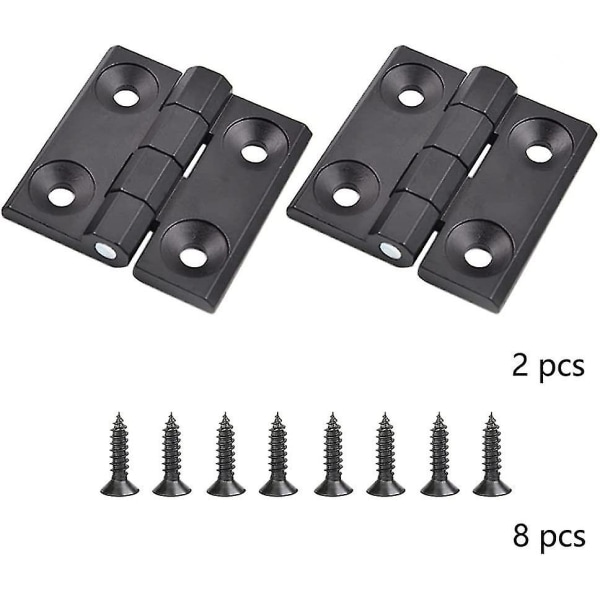 2 stk. Skaphengsler Dørhengsel Skapdørhengsler For Skapdør Sinklegering Med Skruer