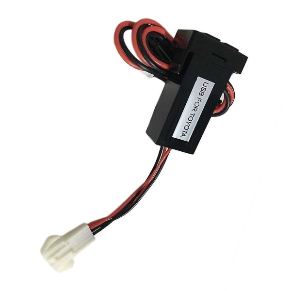 Dobbel USB-laderkontakt Dashbordadapter for Toyota