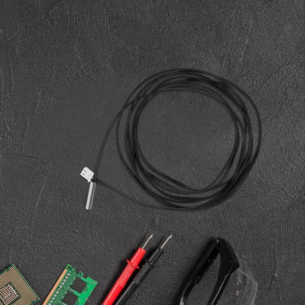 5 st termistor temperatursensor sond 2M kabel Ntc 1% noggrannhet vattentät temperatur digital sond