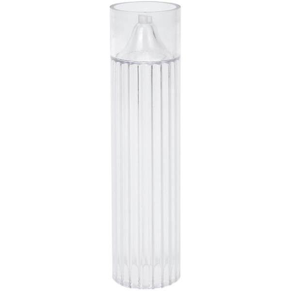 Pillarljusform Cylinder Rib Plast Ljusformar 6 Tum För Ljustillverkning DIY Handgjorda Ljus