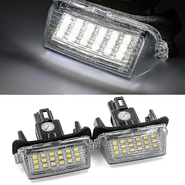 1 Par Baglygte til Nummerplade Bagpå Bil LED 12V Passer til Toyota GR Yaris Corolla E210 Touring Sports Yaris Xp21 2022 2021 2020 Ty-yuhao