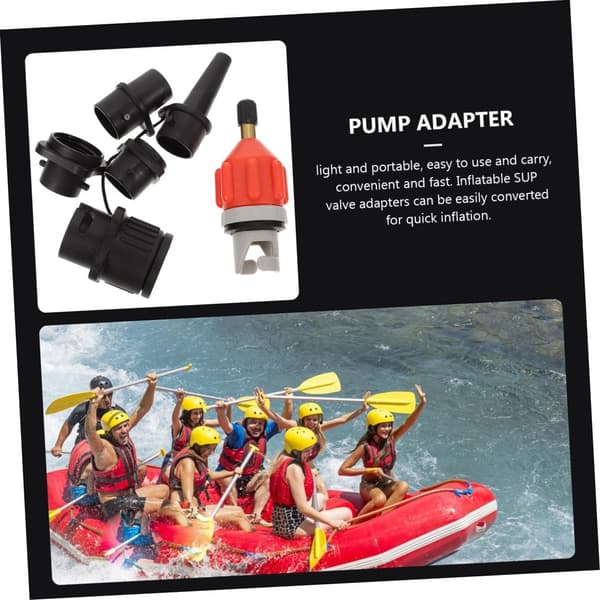Luftventiladapter pumpehoved til oppustelig båd kajak Sup paddle board luftpumpe tilbehør stik