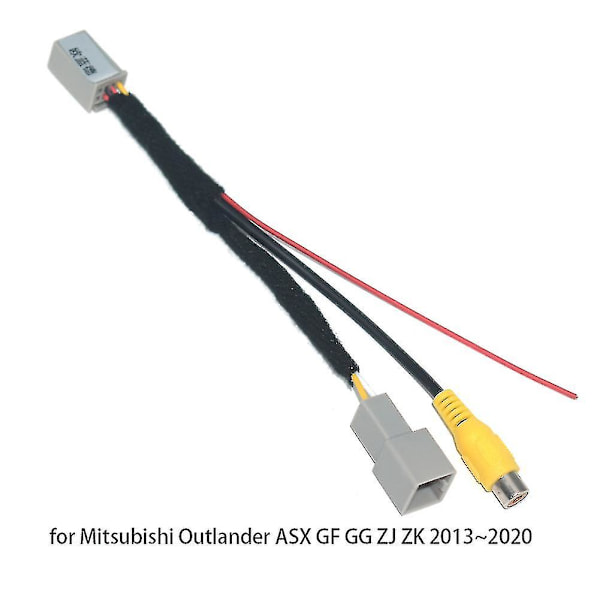 Bakkamera för bil RCA-video Backkamera Konverteringskabeladapter för Mitsubishi Outlander Asx Gf Gg Zj (haoyi)-yuhao