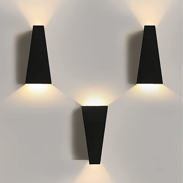 2 stk Moderne Innendørs Vegglampe Led Metall Liten Vegglampe 10w