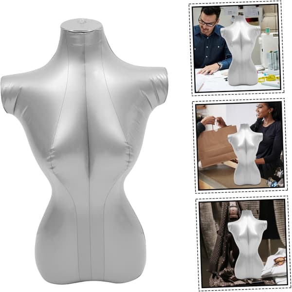 PVC skyltdocka displaymodell halv kropp kläder display skyltdocka torso för butik