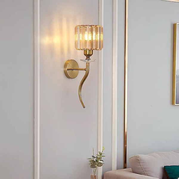 LED Vegglamper Moderne Luksus Krystall Retro Vintage