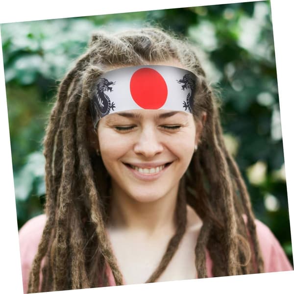 Samurai Turban Hodebånd Løpehodebånd for kvinner Hodebånd