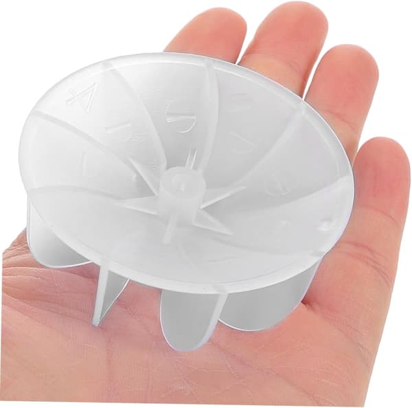 30 stk. Mini Plast Udskiftnings Hårtørrer Ventilatorblade til Hjemmesaloner Interne Ventilatordele til Hårtørrerreparationer