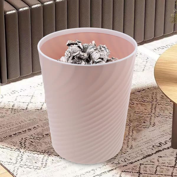 Søppelbøtte Søppelbeholder 8l Plast Stor Åpning Moderne Enkel Design Enkel å Bruke Solid Struktur