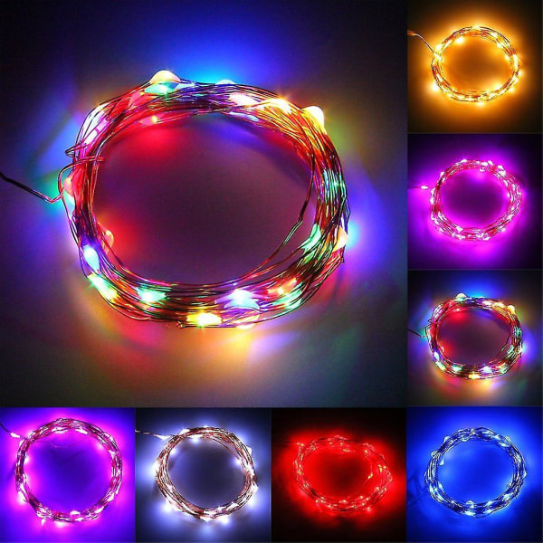 5m 50LED String Fairy Light Paristo Joulujuhlasisustus