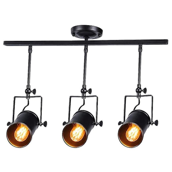 Led Loftlampe Retro Vintage E27 Downlight 2-lys