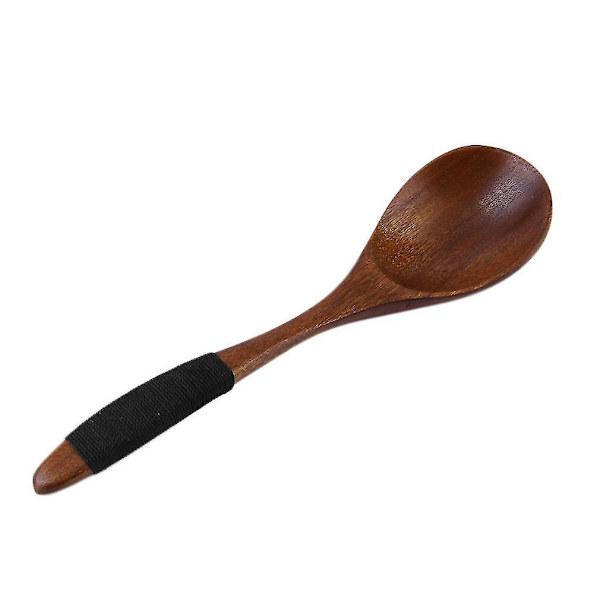 17cm Handgjord Träskedda Matlagningsredskap