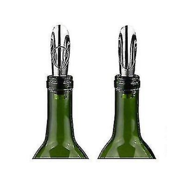 5-pak - Konisk Design - Vinflasker - Propp Skaper Tetning - Holder Vin Frisk