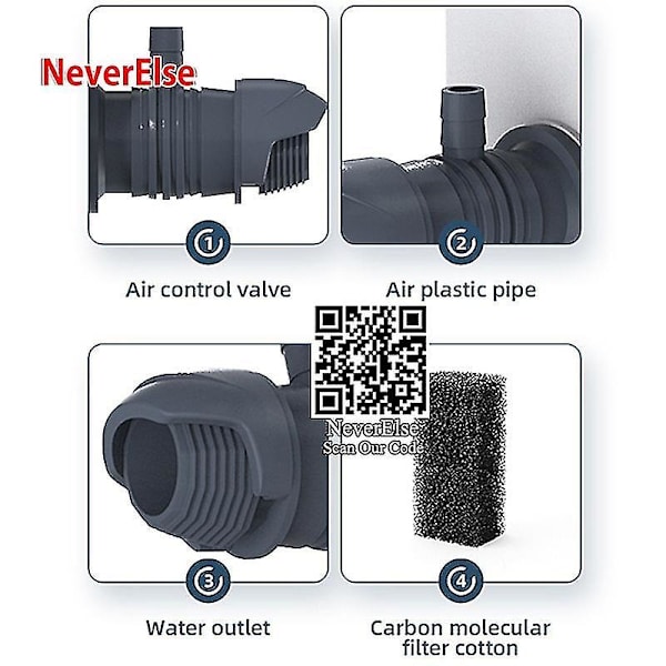 Oxygen Luftfilter til Akvarium - DIY Akvariumpumpe