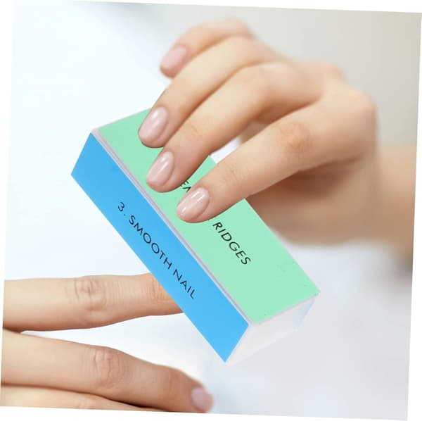 10 stk. 4-vejs neglebuffer-sæt slibebloksvamp til manicure, pedicure, negleforlængelser