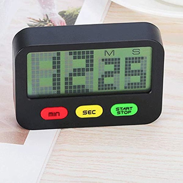 Kitchen Timer Counting Reminder Oppdatert versjon Minutt Sekunder Nedtelling Digital Mekanisk Timer Klokke