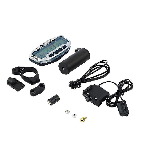 Trådløs LCD Sykkelcomputer Odomometer Velometer