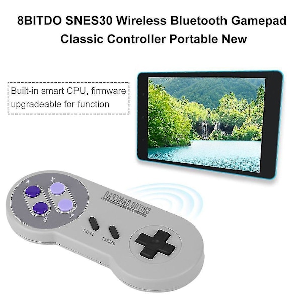 8bitdo Snes30 Trådlös Bluetooth Klassisk Styrenhet