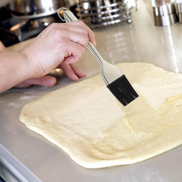 2st Grilloljeborste Bakborste Rostfritt Stål Silikon Hög Temperaturbeständighet Lättvikt