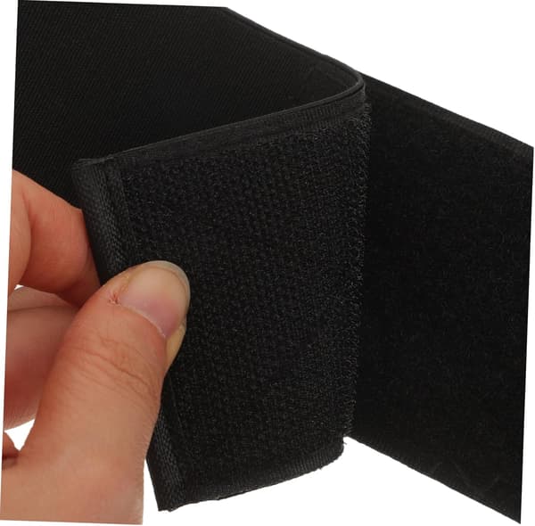 Dame justerbart magebelte med unikt dekorativt design, svart elastisk midjebånd for sikker passform