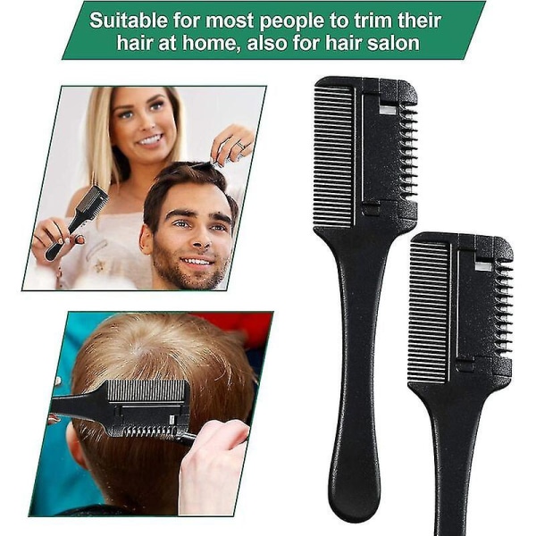 Razor Kam Skarpere Hårkam Frisør Razor Kam Hårklipp Razor Kam