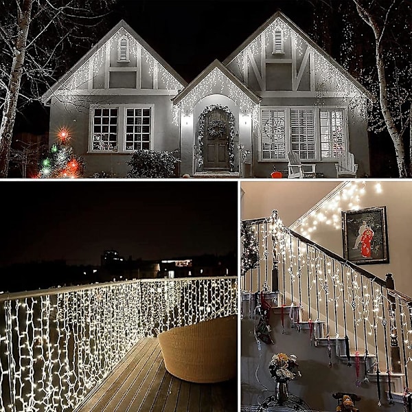 Julgransslingor för fönster 6x1m 300 LED 9 Färger Fjärrkontroll
