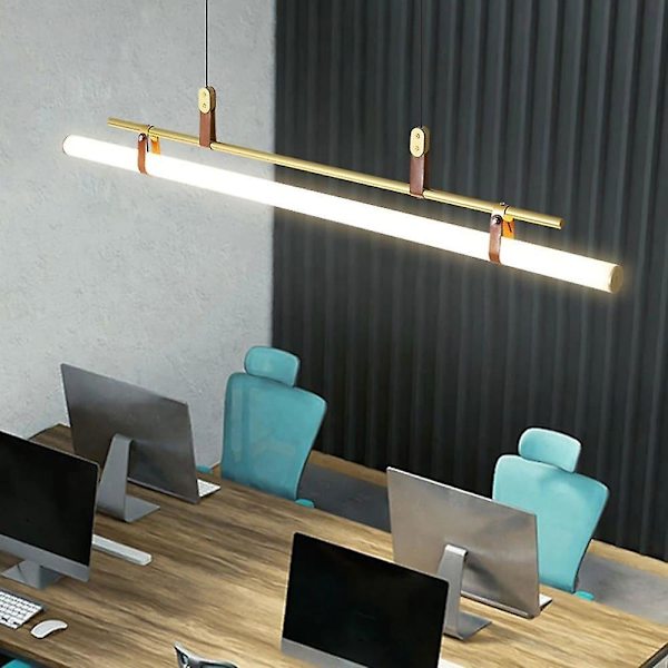 80cm Moderne Pendellampe Led Nordisk Metal Malet Spisestue