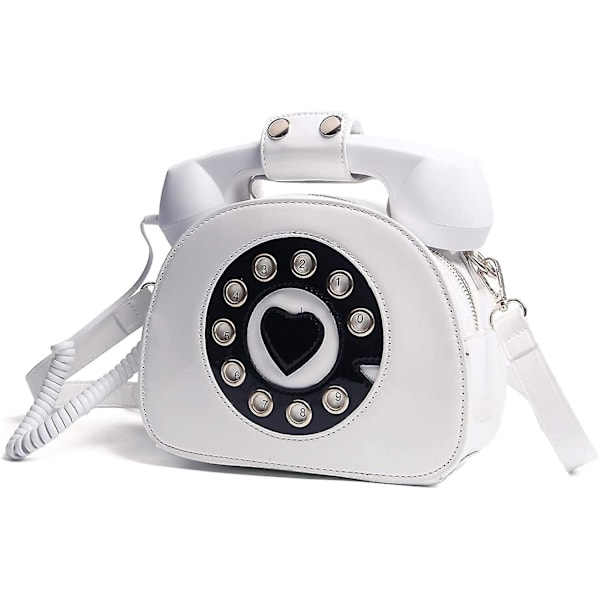 Dametasker i form af en telefon - Retro telefon håndtaske