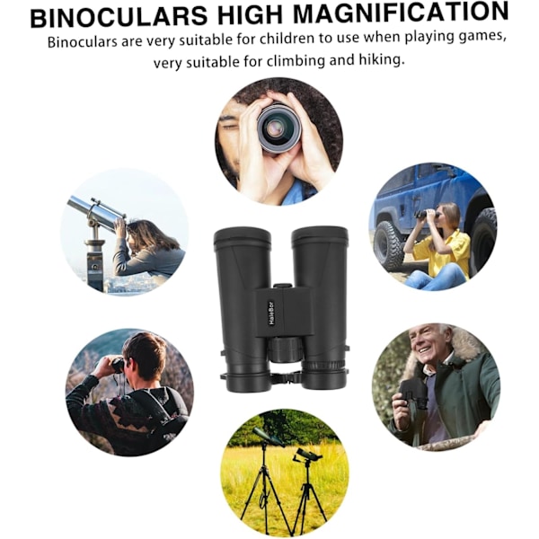 Bærbart teleskop natkikkert 12x42 High Definition kikkert