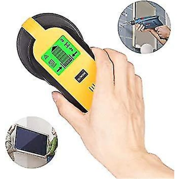 4-i-1 Stud Finder Vægscanner Metal LCD Display Lydalarm