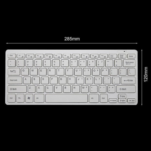 Mini 03 2.4G trådløst tastatur Optisk mus Combo