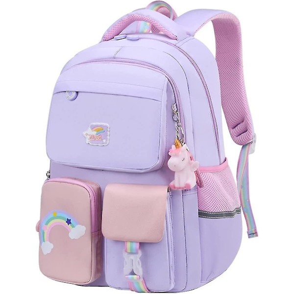 Söt Ryggsäck För Flickor Pojkar, Stor Kapacitet Lätt Student Laptop Ryggsäckar Bokväska Casual Resa Dagryggsäck