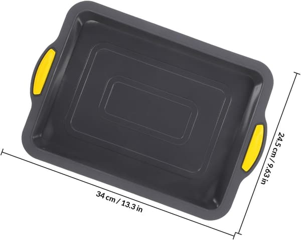 Brödform i silikon, non-stick bakform, diskmaskinssäker rektangulär silikonbakform för hembakat bröd och kakor