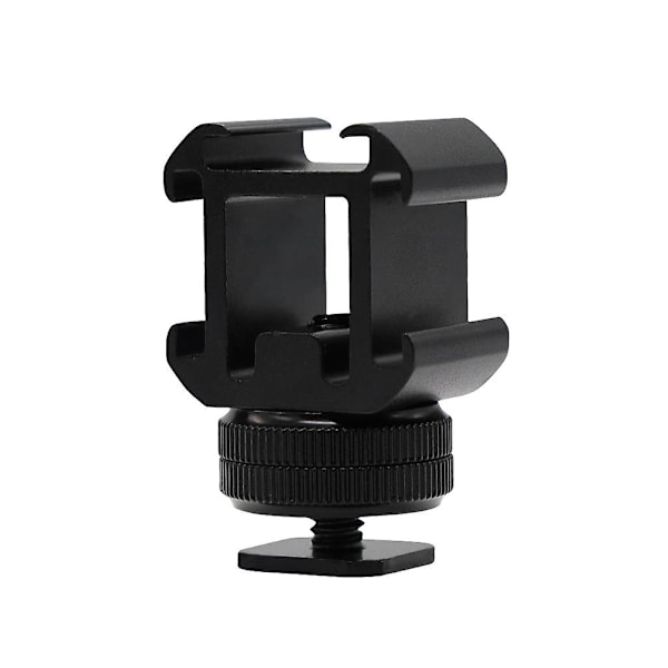 Kallskosfäste Aluminium Adapter Videobräcke för DSLR-kamera, Ljus, LED-skärmar
