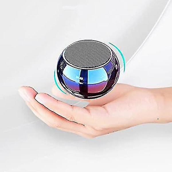 Liten Bluetooth högtalare Bärbar Trådlös, färgglad case - Stereoljud Mini Bluetooth högtalare