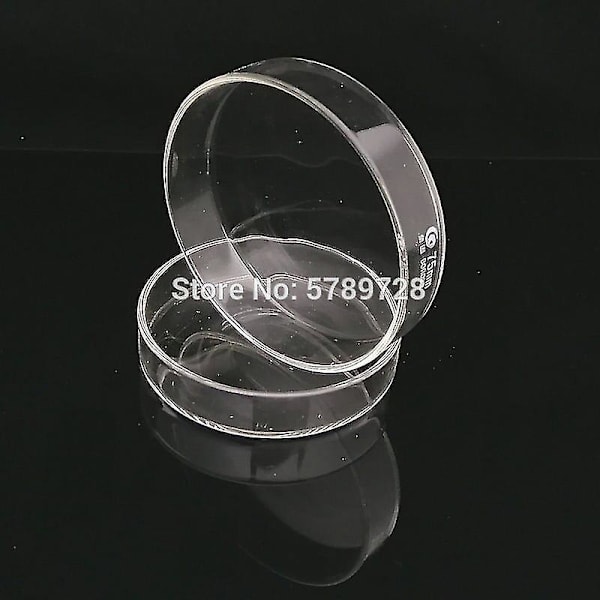 5 stk. 75mm Borosilikat Glas Petriskål Bakterier