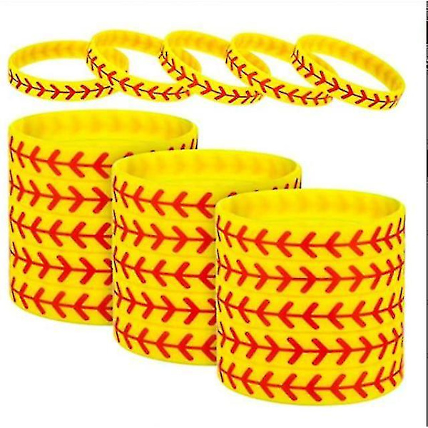Softboll Armband Silikon Armband Softboll Present Till Softbollsspelare Och Softbolllag