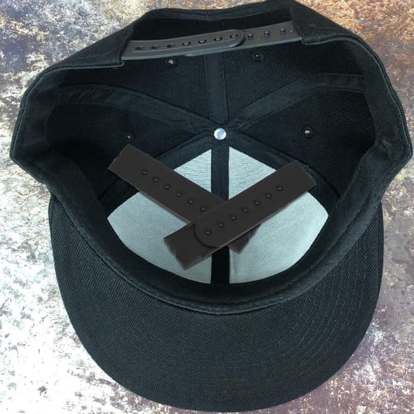 12 stk. justerbar plasthette-stropp Snapback-spennestropp for reparasjon av baseballcapser, reservedeler