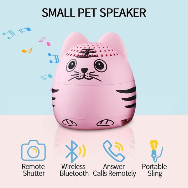 Mini Animal Bluetooth-højttalere bærbare trådløse til stationær computer  mobiltelefon, fantastisk lydkvalitet, fjernbetjening Selfies Besvar opkald  b0e8 | Fyndiq