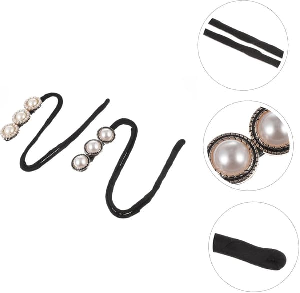 2 stk. Retro Hårknoldemaskiner Elegante Håraccessories til Kvinder og Piger