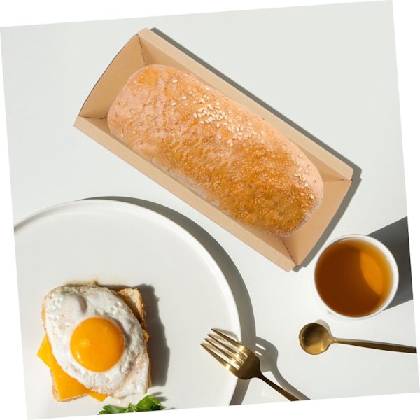 Brödform Pappersbricka XXL Båtformad Brödhållare