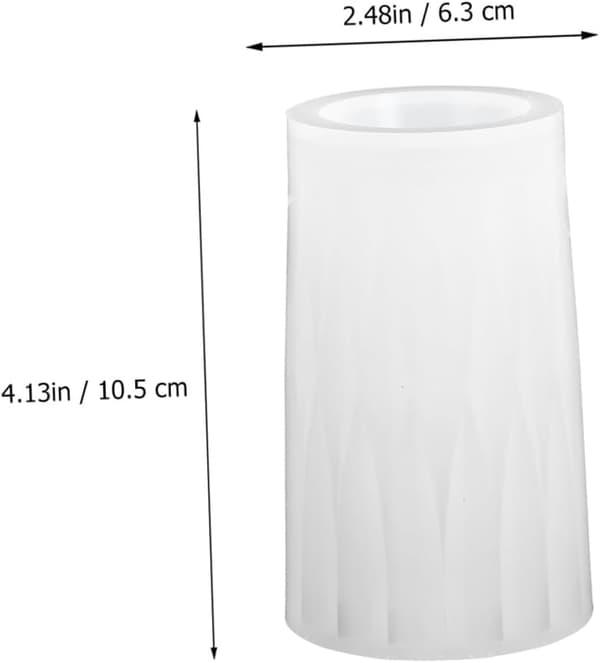 3 st silikonvasform och sminkborsthållarform DIY-hantverk